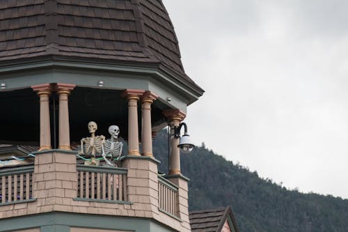 Skeletons on Balcony
