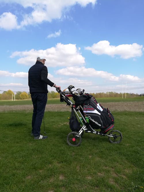 A Man Playing Golf