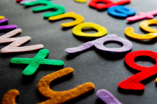 Free Assorted-color Alphabet Stock Photo