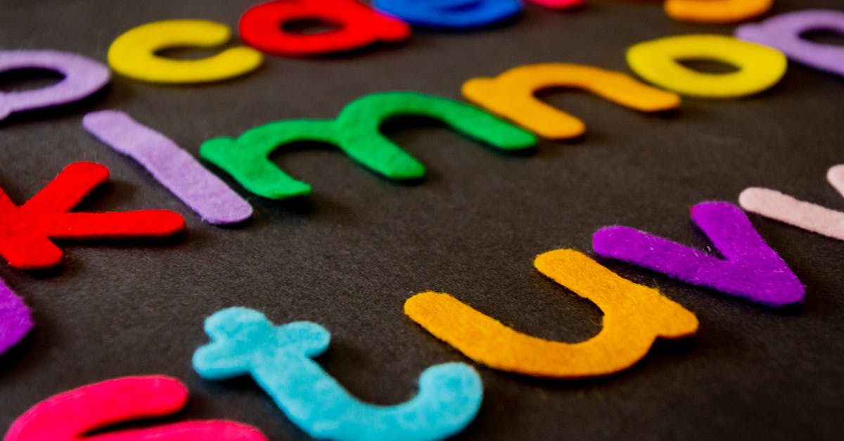 What does writing in bold letters mean