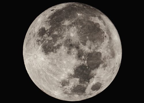 Full Moon Close-Up Photo