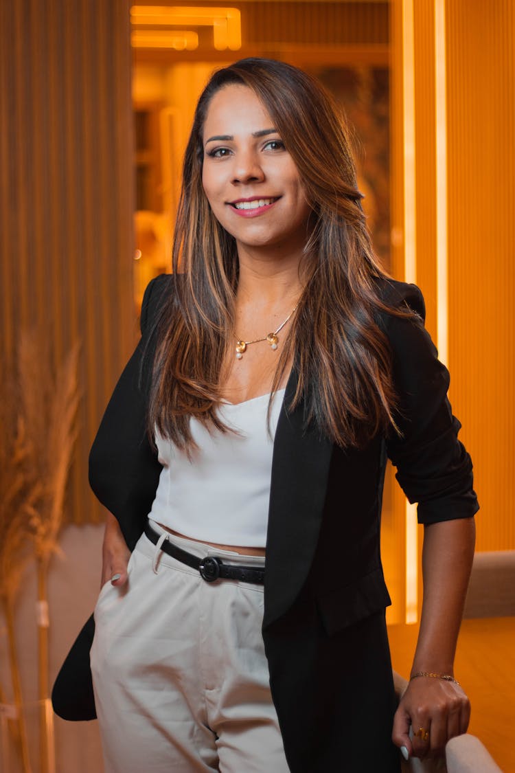 Portrait Of Smiling Businesswoman