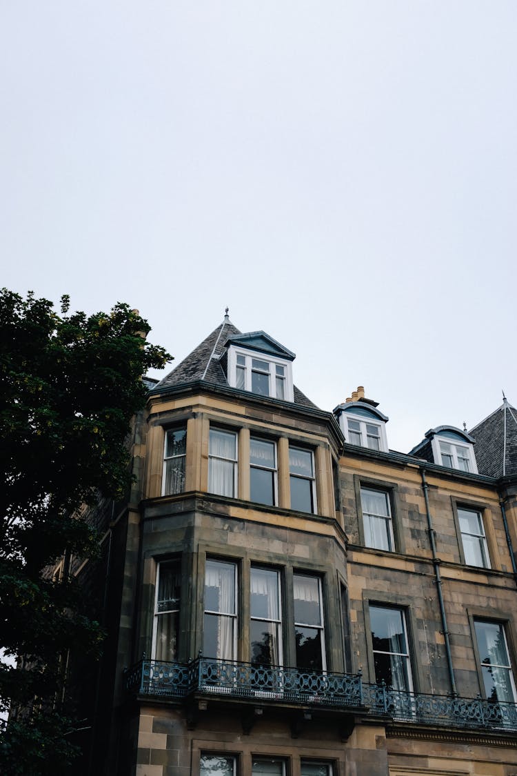 Dark Photo Of A Residential Building