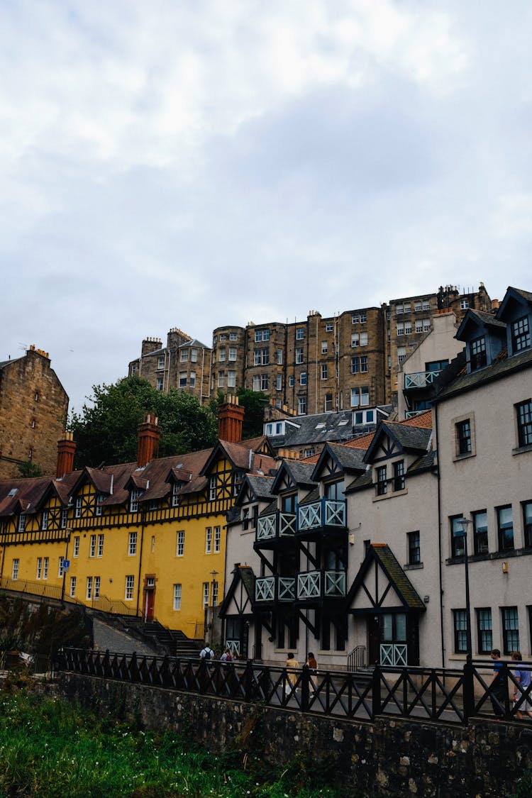 Dean Village In Edinburgh, Scotland