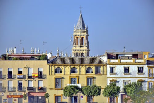 Ingyenes stockfotó épület, épülethomlokzat, iglesia de la senora santa ana témában