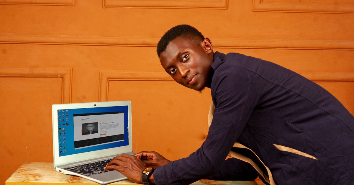 Tech hub workspace in Ho, Volta Region with young entrepreneurs