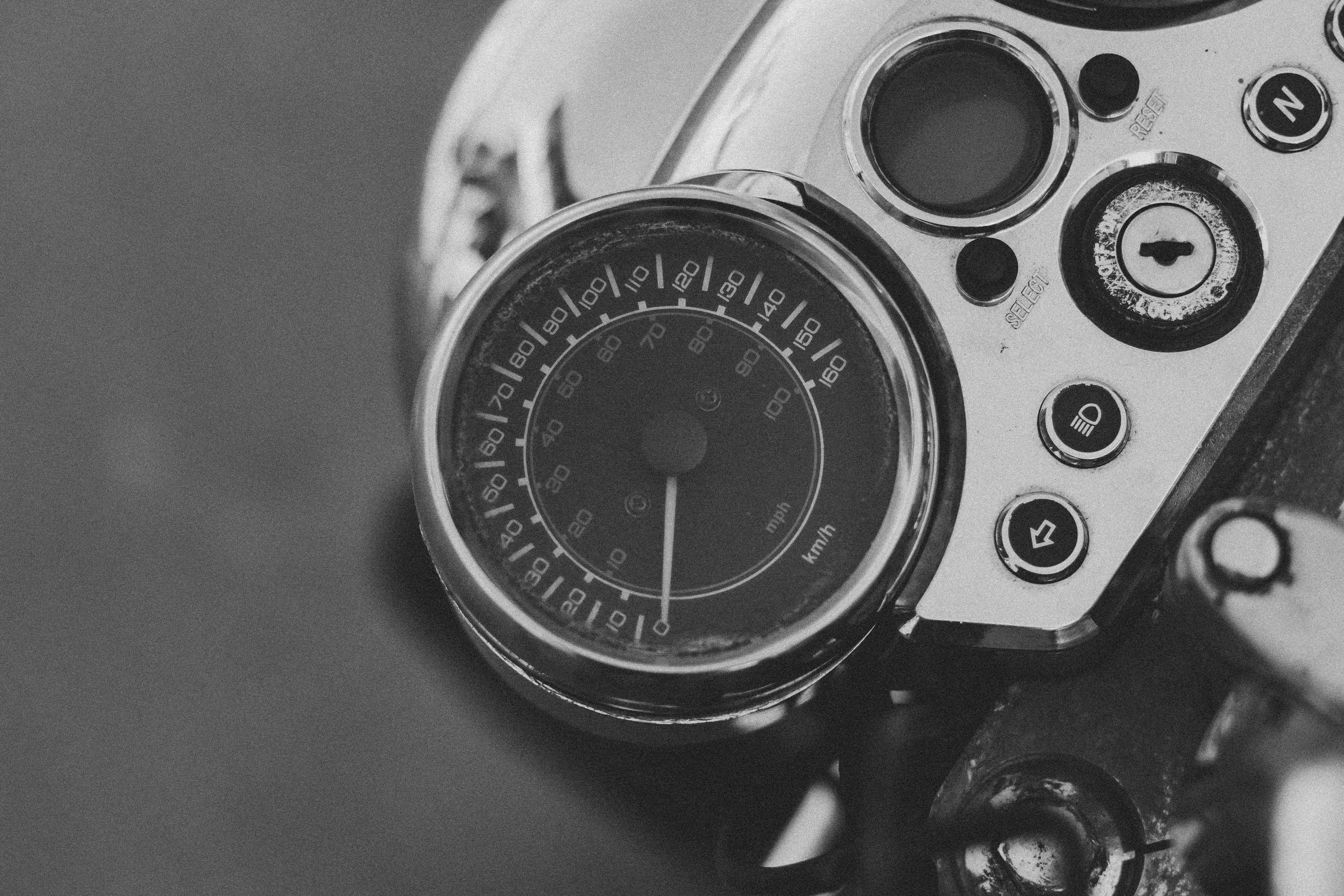A Motorcycle Speedometer · Free Stock Photo