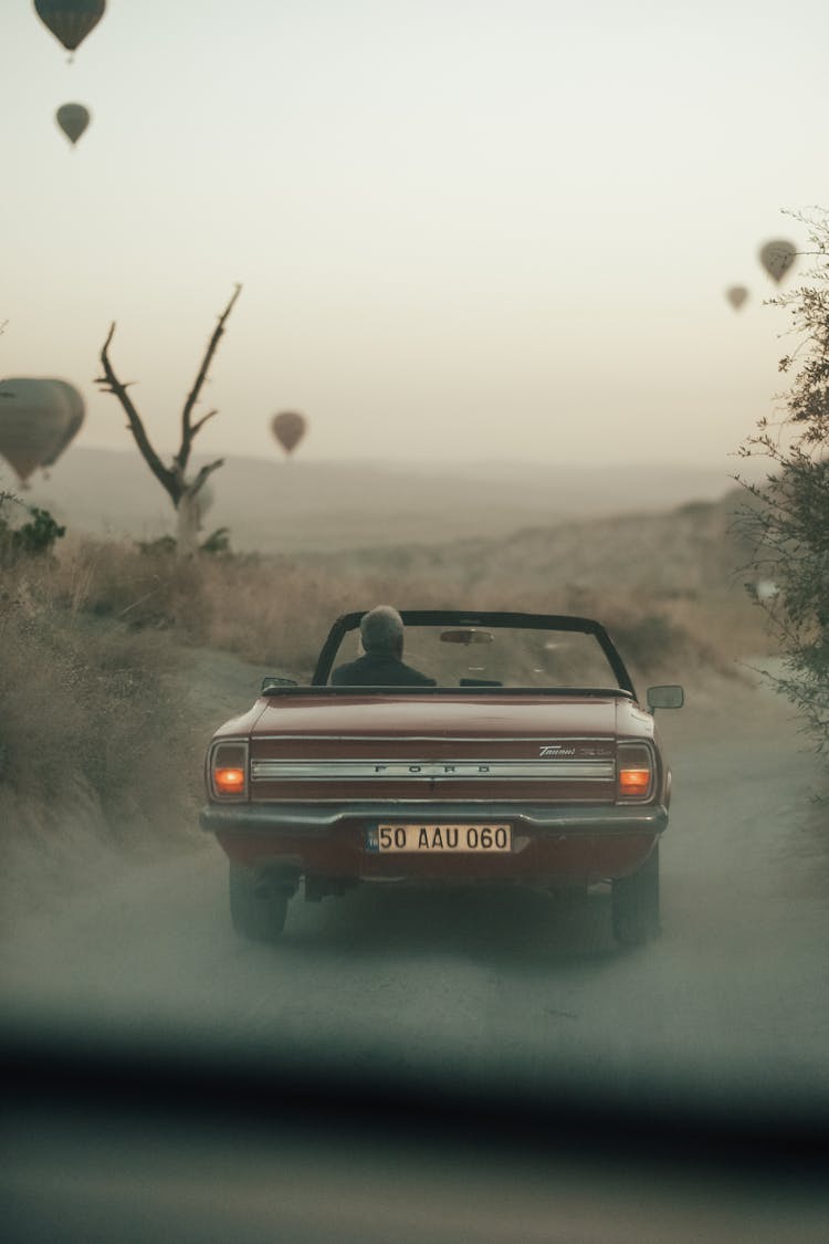 Convertible Red Car