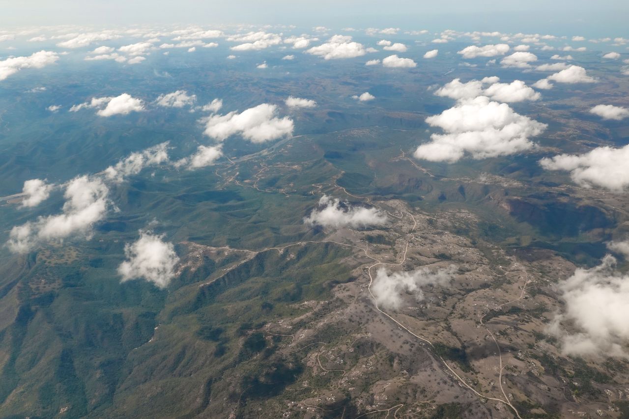 stunning aerial view of kwazulu south africa showcasing vast landforms