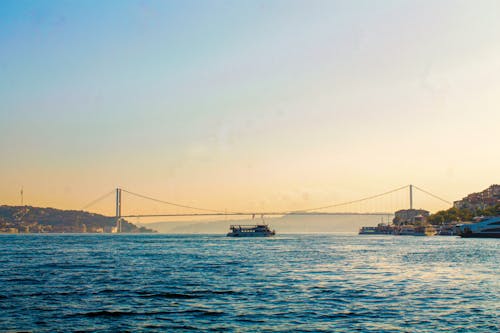 Ferry Boat on Ocean