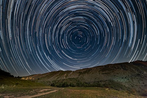 Time-lapse Photography of Night Sky