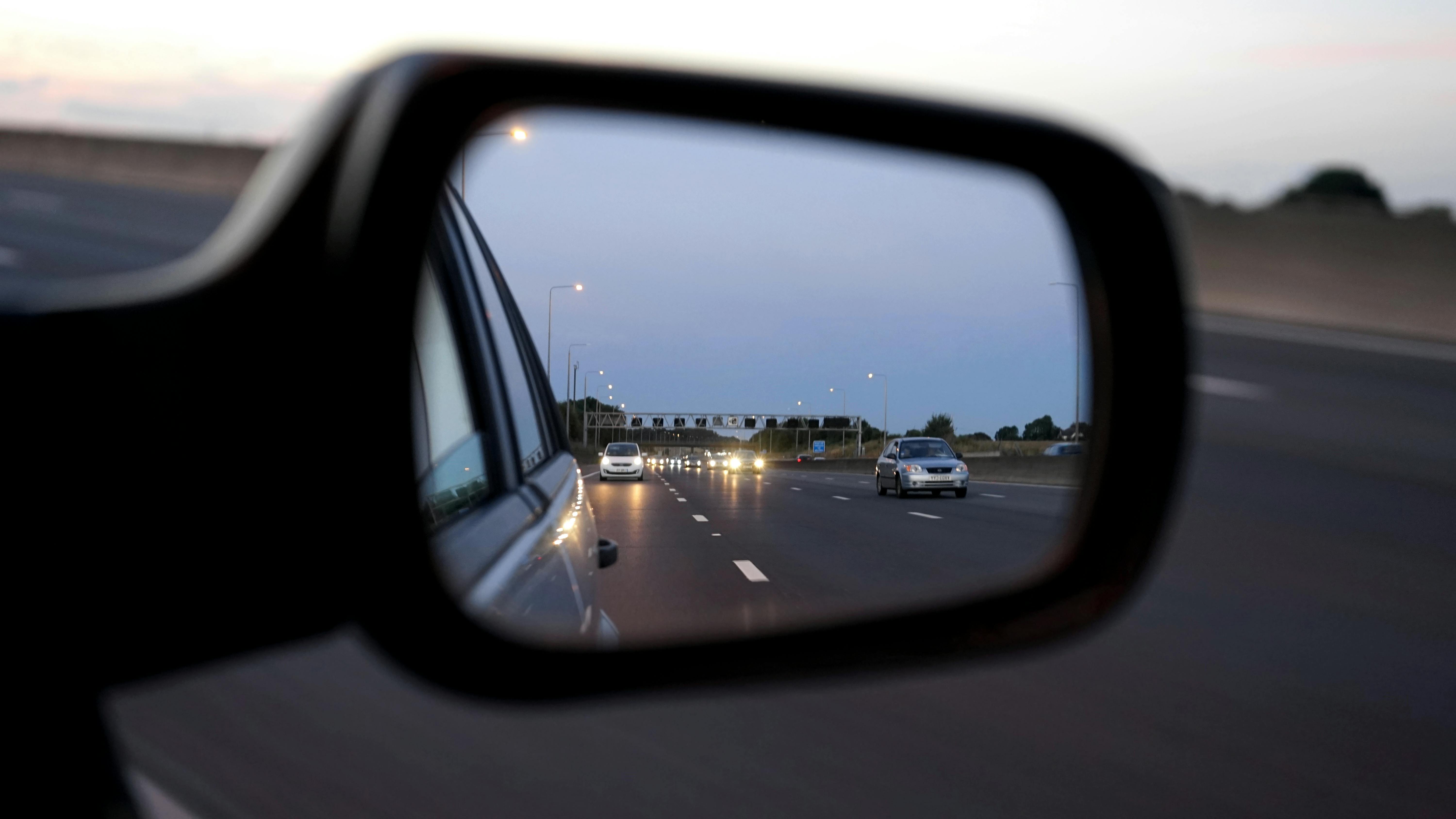 black side mirror