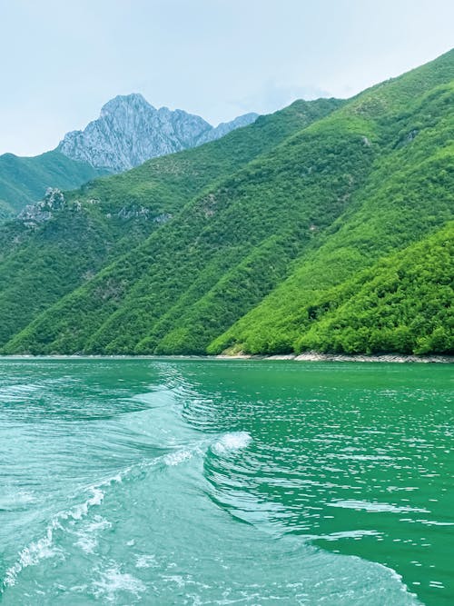 Body of Water Near Green Mountain 