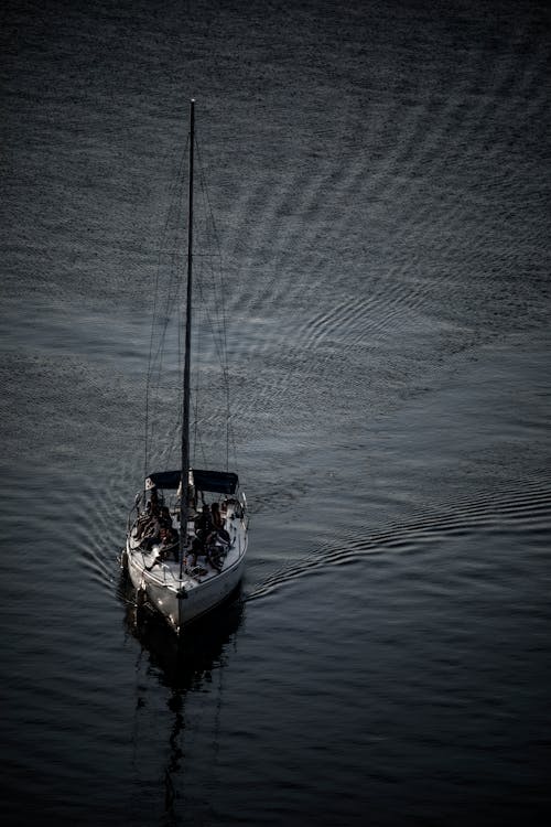 A Sailboat on a Lake