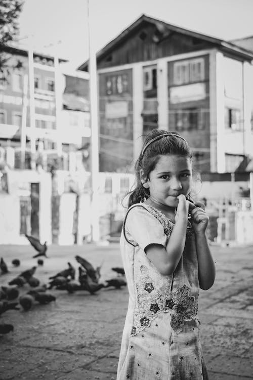 Portrait of a Girl Outdoors 