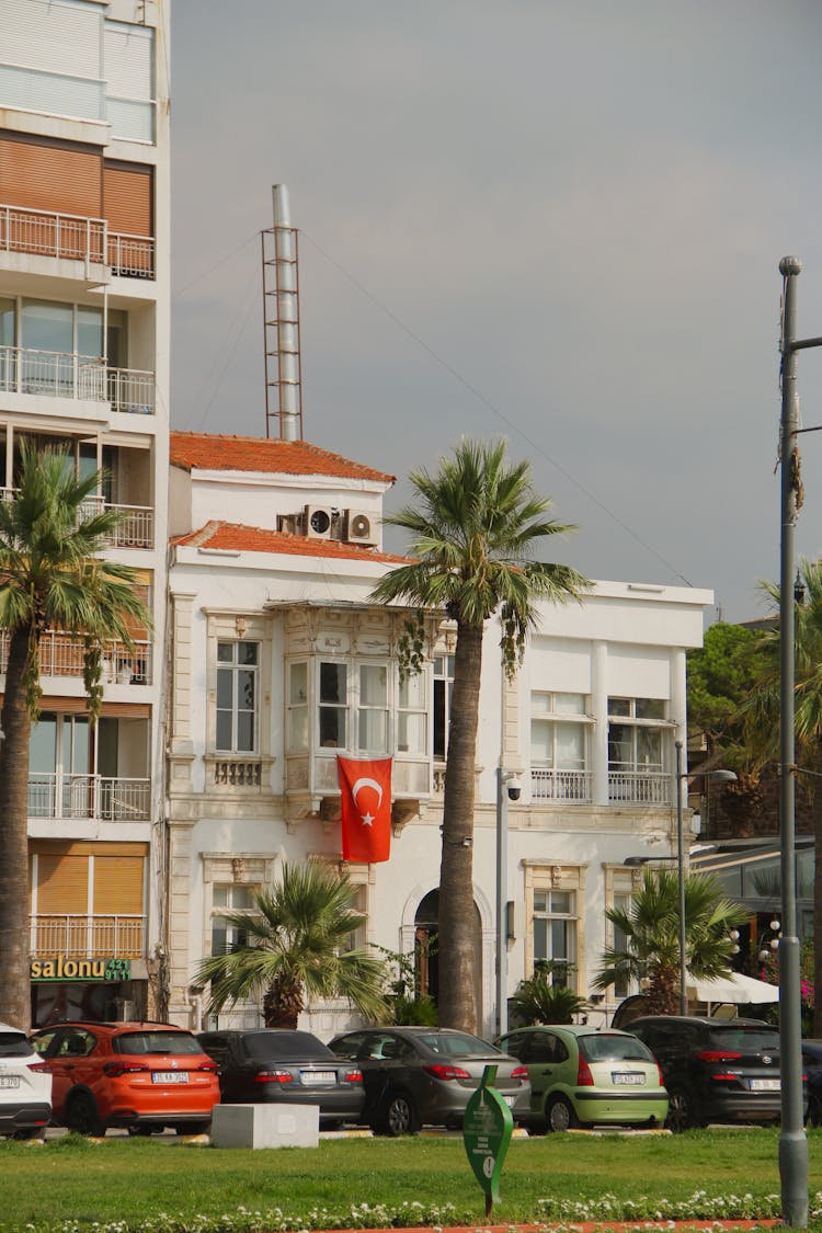 Front Lawn Of The Ataturk Museum In Izmir Turkey