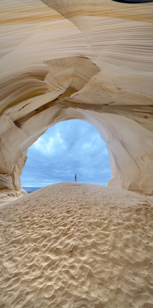 Základová fotografie zdarma na téma blueclouds, duna, geologie
