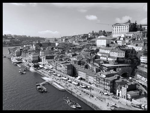 Free stock photo of harbor, historic center, portugal