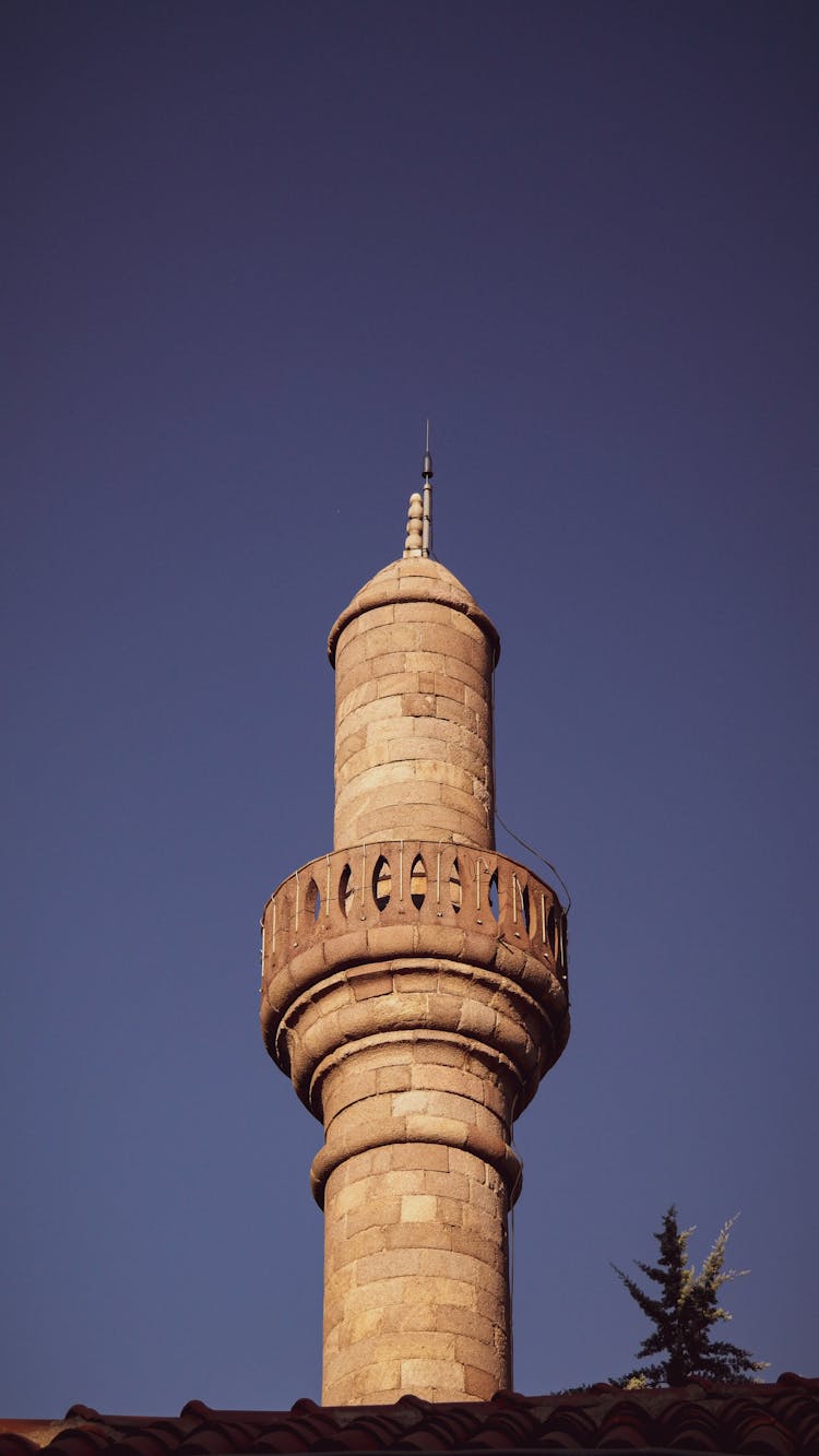 Minaret Of The Tacettin Sultan Mosque In Ankara Turkey