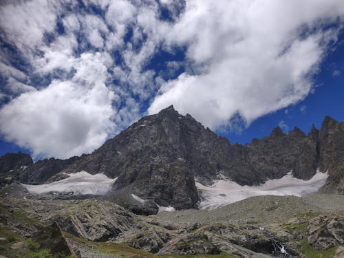 Beautiful Rocky Mountain Under the Sky