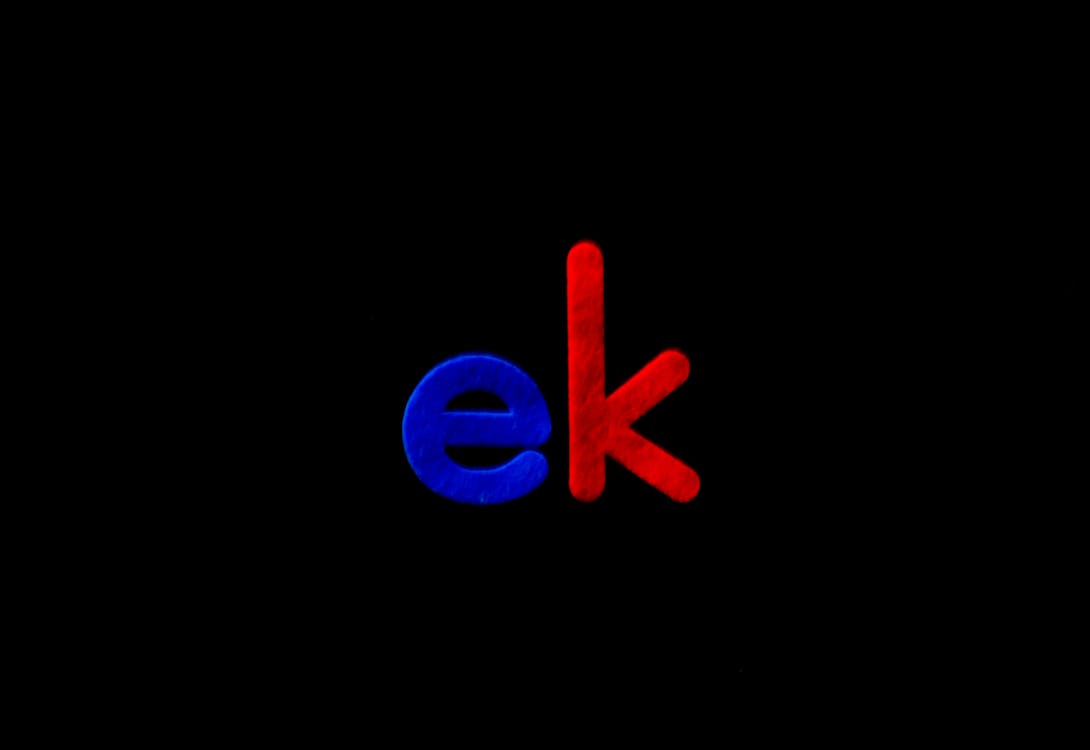 Kostenlos Ek Logo Illustration Stock-Foto