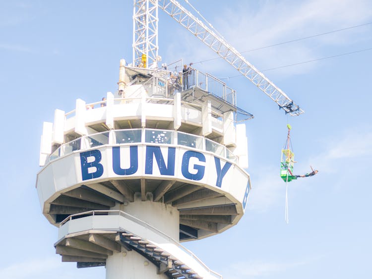 People Doing Bungee Jumping