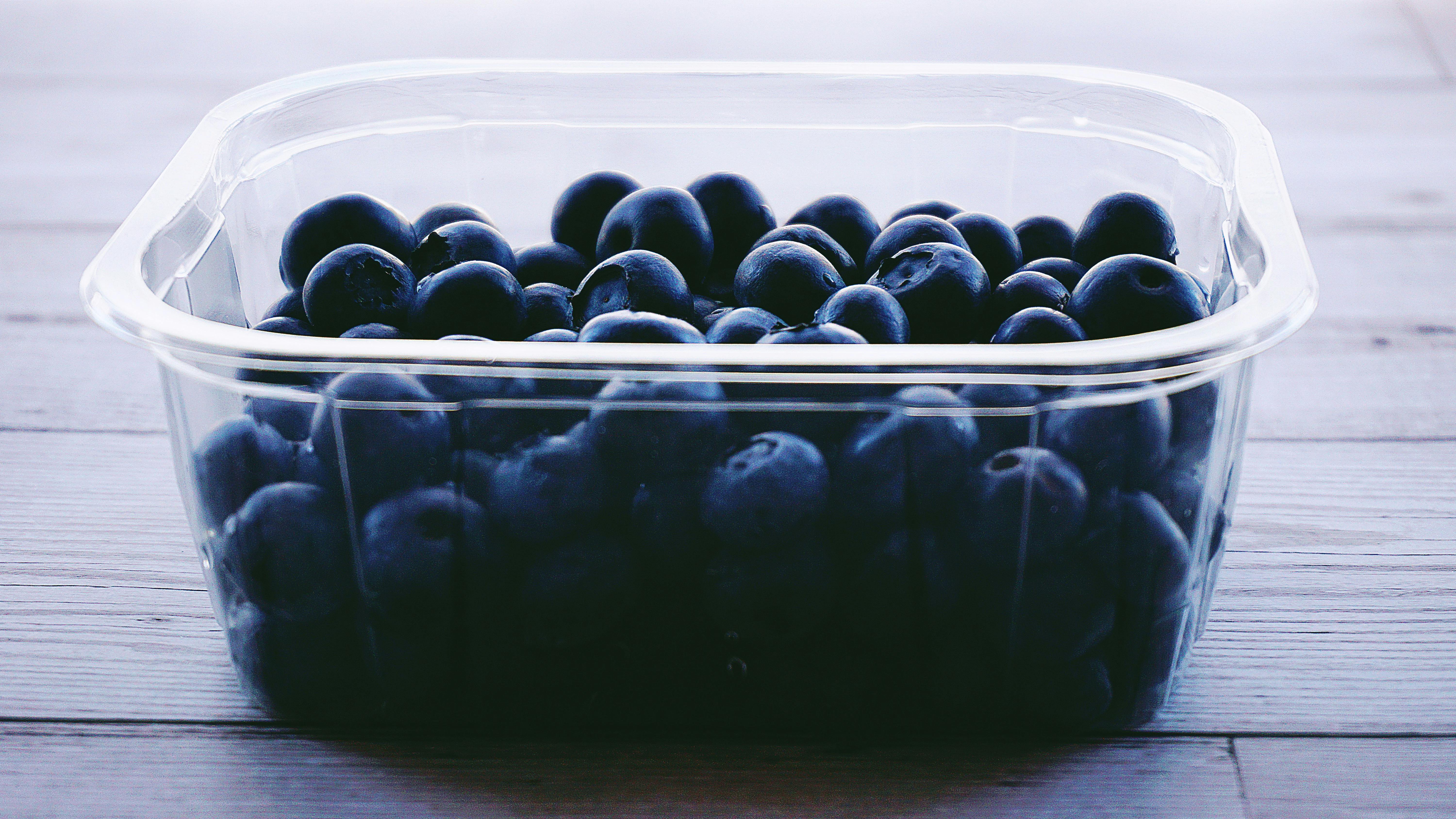 blueberries-in-plastic-container-free-stock-photo