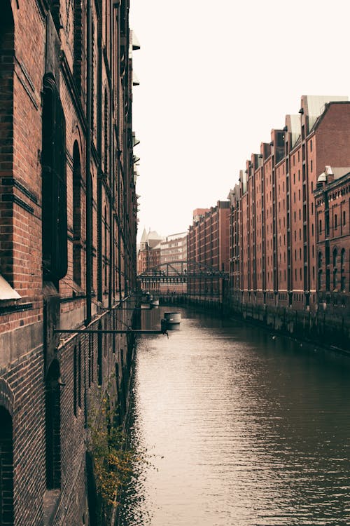 Buildings around Canal in Hamburg