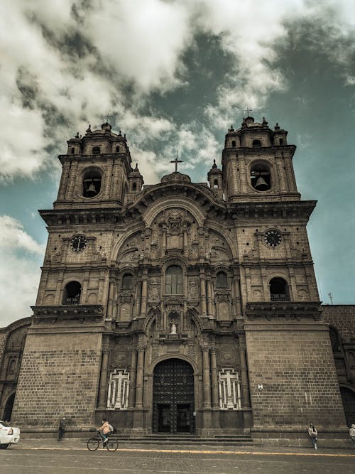 Free Low Angle Shot of a Historical Church Stock Photo
