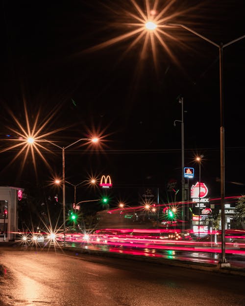 Time-lapse Photo of Cars during Nighttime 