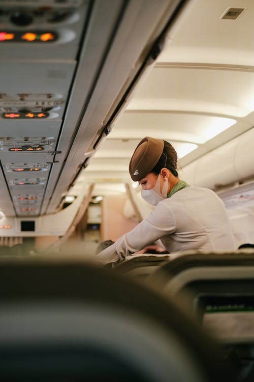 Free Photo of a Flight Attendant Stock Photo