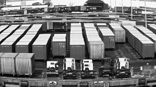 Free stock photo of container, port