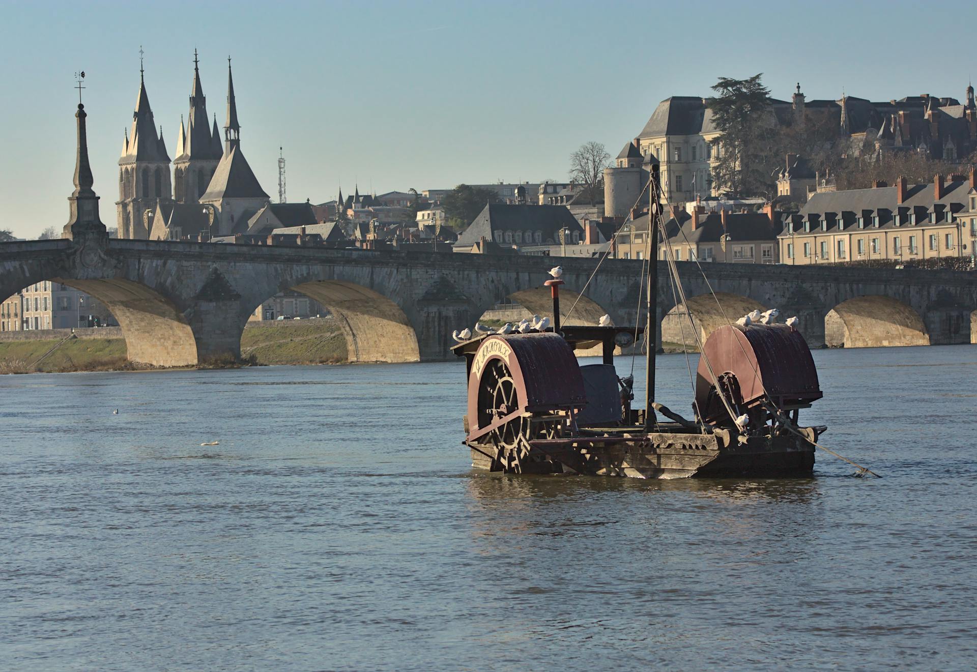 Jacques Gabriel Bridge and Castle in Blois