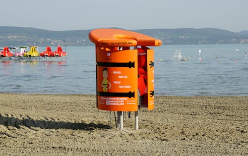 Ingyenes stockfotó biztonsági mellény, homok, kioszk témában