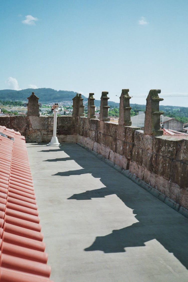 Viewing Deck On A Rooftop 