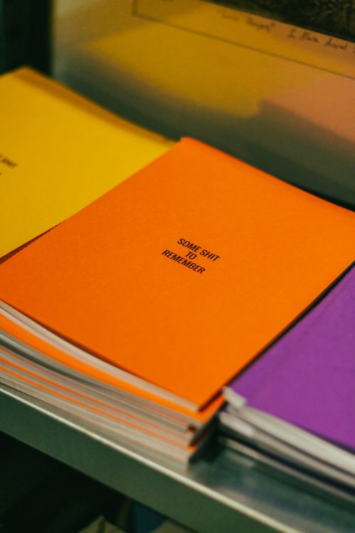 Free Vibrant colorful notebooks stacked neatly in Istanbul, perfect for organizing thoughts and reminders. Stock Photo