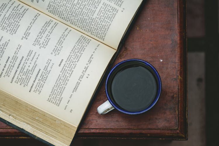 A Cup Of Coffee And A Book