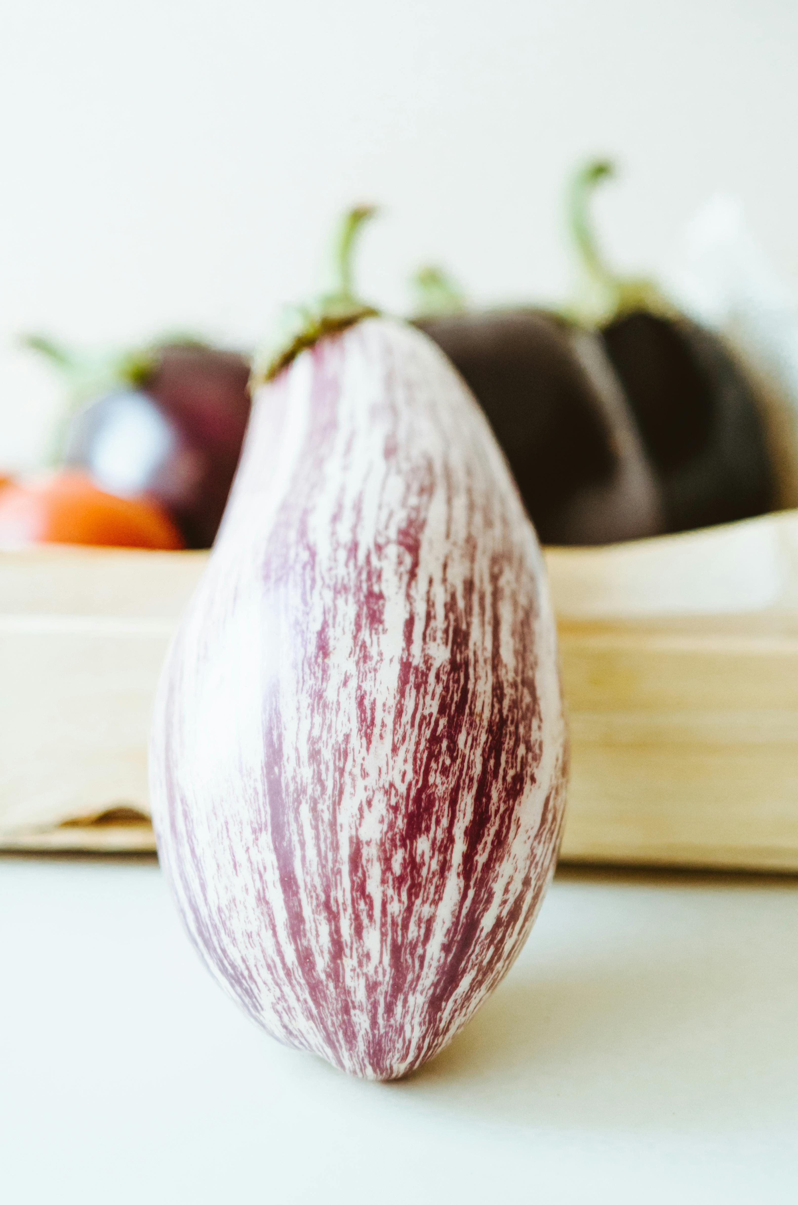 Kostenloses Foto zum Thema: aubergine, essen, frisches gemüse