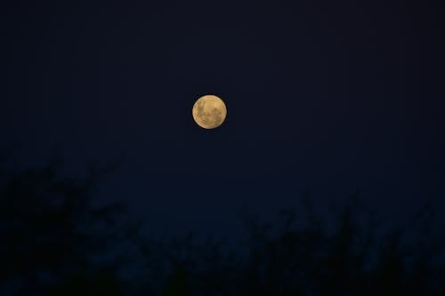 天空, 晚上, 月亮攝影 的 免費圖庫相片