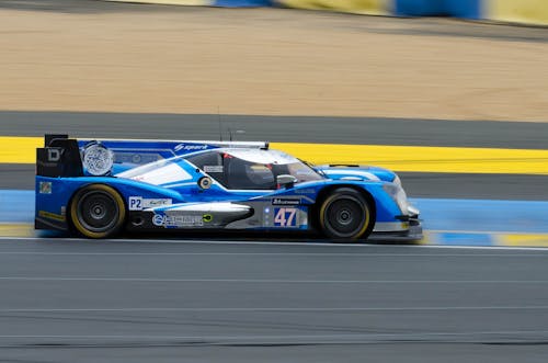 Racing Car on a Track 