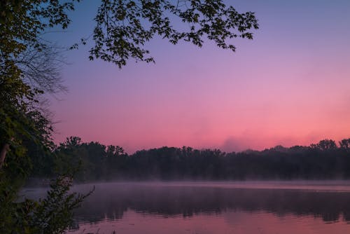 Scenic View of Lake during Dusk 