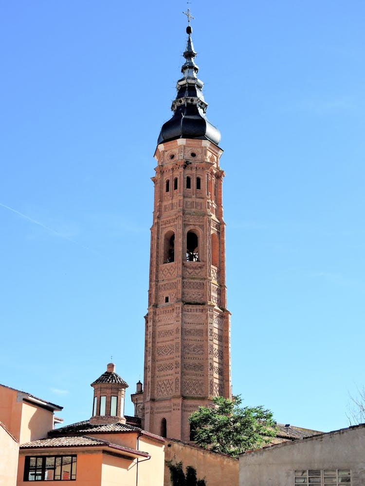 Tower Of The Collegiate Church Of St Mary Major, Calatayud, Aragon, Spain