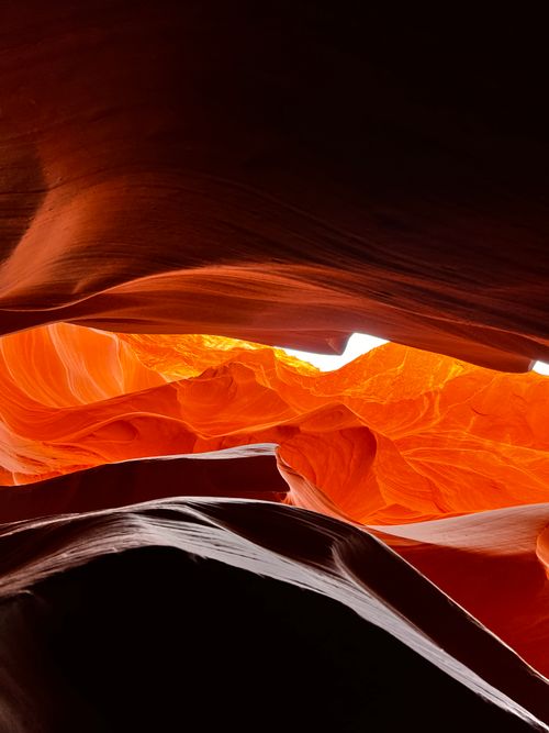 Free Beautiful sandstone formations in Antelope Canyon, Arizona, capturing stunning light and textures. Stock Photo