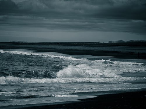 Free stock photo of atlantic ocean, beach, black sand beach