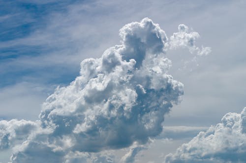 White Clouds in Blue Sky