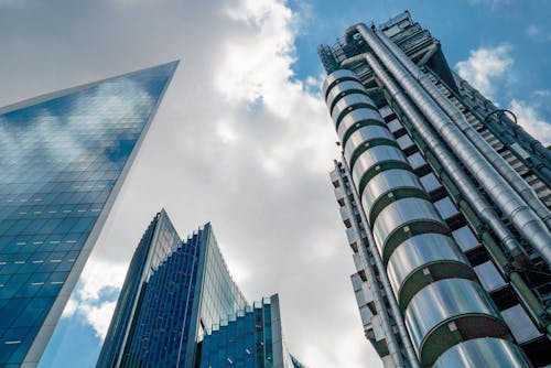 Low Angle Photography of High Rise Buildings