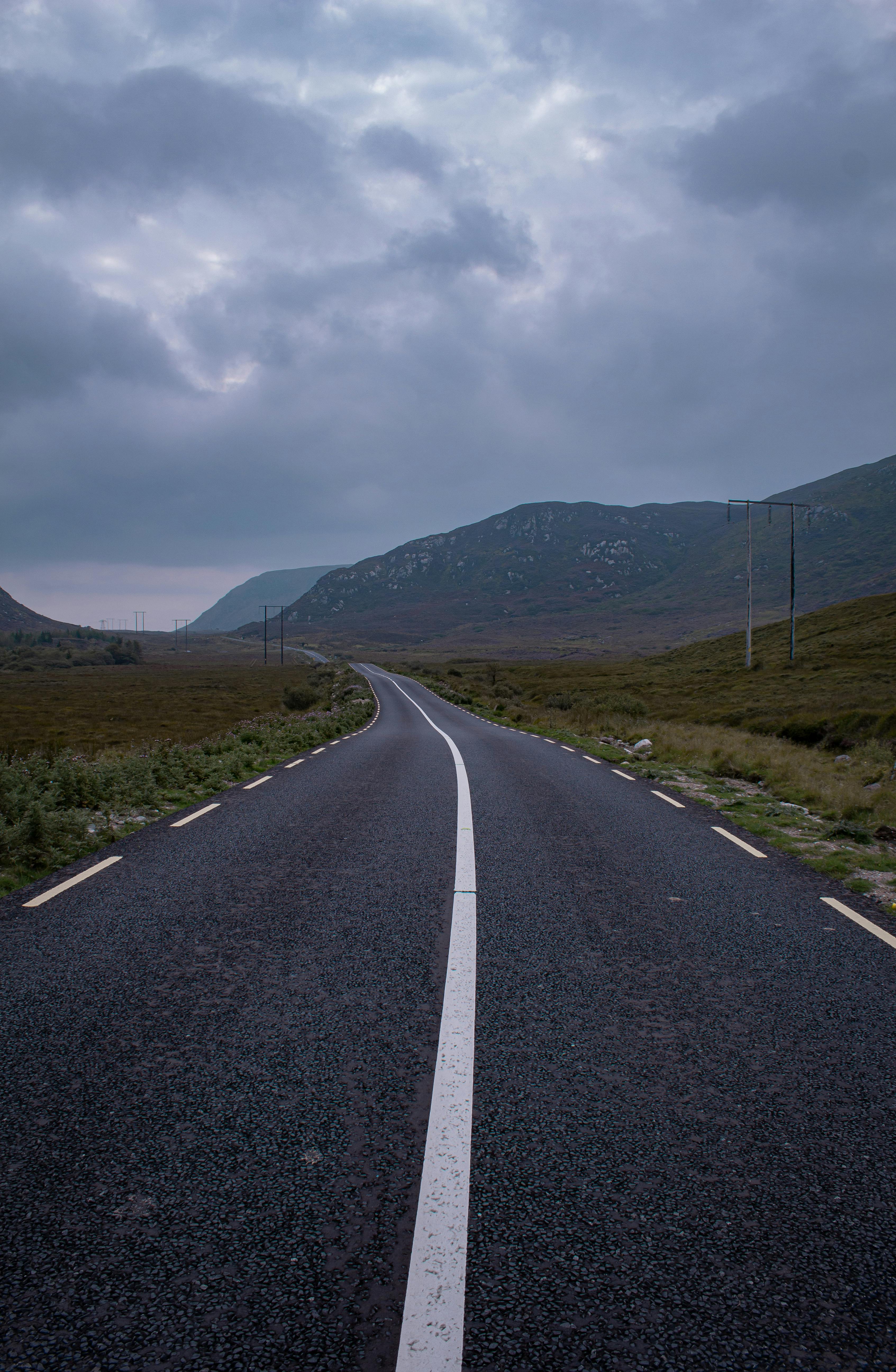 Irish countryside road