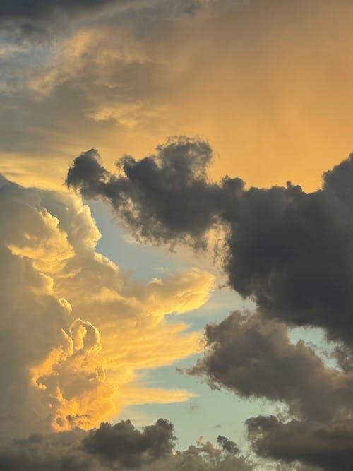 Kostnadsfri bild av gyllene timmen, himmel, moln