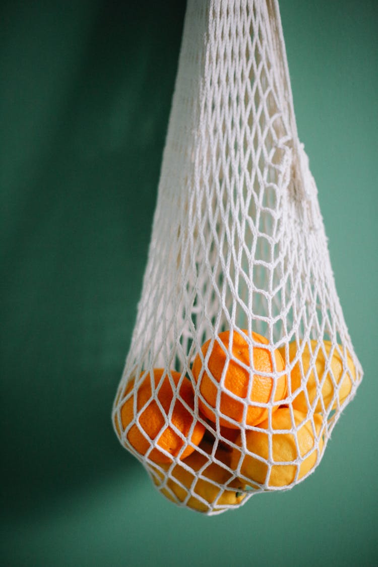 Oranges In A Net Bag