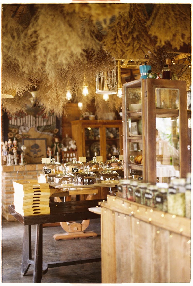 Assorted Items In A Rustic Store 